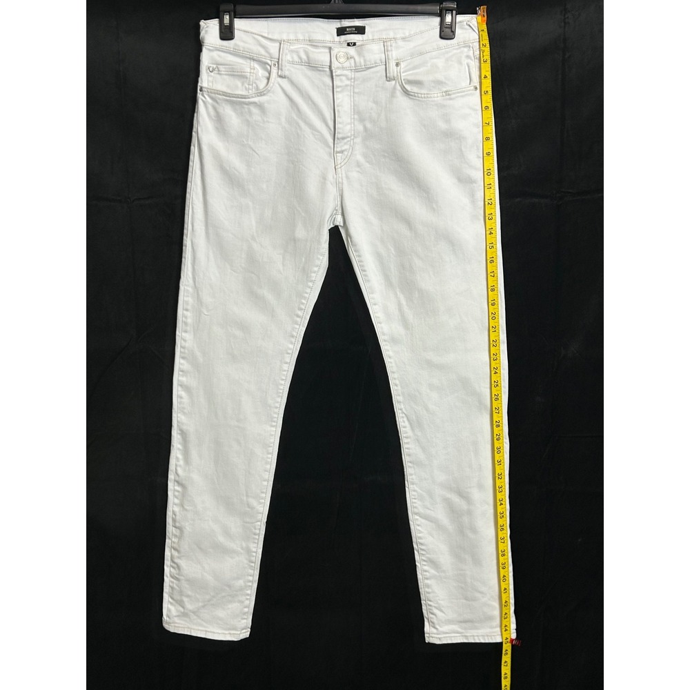 True Religion Rocco Relaxed Skinny Jeans White Renegade SN Mens 33 Stretch Denim - Picture 6 of 15